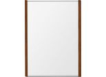 moedel Wandschild LMH, DIN A4, Hochformat, Holzrahmen, Aluminium, Klebe- oder Schraubmontage, B 221,5 x H 299,5 mm, Nussbaum, silber/Nussbaum