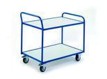 ESD-Tischwagen mit 2 Etagen, 790 x 490 mm, Tragkraft 250 kg