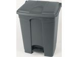 Tretabfallsammler aus Polyethylen 70 l, grau