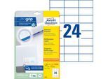 AVERY Zweckform Universal-Etiketten 6173, ultragrip, 70 x 37 mm, 600 + 120 Stück