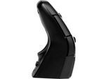 BakkerElkhuizen DXT 3 Precision Mouse Wireless, 7 Tasten, 4 DPI Stufen (800, 1200, 1600, 2400), kabellos, ergonomisch, USB-C, schwarz