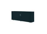 Rollladenschrank, 2 OH, 1teilig, mit Mitteltrennwand, B 1800 mm, graphit