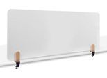 Legamaster Whiteboard-Tischtrennwand Elements, Stahl emailliert, inkl. 2 Tischklemmen, B 1600 x H 600 x T 11 mm