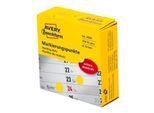 Avery Zweckform Markierungspunkte Spenderbox, permanent haftend, Dm. 19 mm, gelb