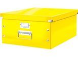 LEITZ® Ablage- und Transportbox Serie Click + Store, groß, für DIN A3, gelb