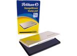 Pelikan Stempelkissen Gr. Nr. 1, für Gummi- und Polymerstempel, in Metallicgehäuse, 90 x 160 mm, schwarz