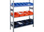 Komplettregal SBR 3000, Grundfeld, 5 schräge Fachebene, 2278 x 800 x 995 mm