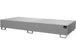 Regalwanne Typ RW/GR 3300-2, mit Gitterrost, grau RAL7005