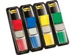 Post-it Index Streifen Mini 683-4, rot, gelb, blau, grün