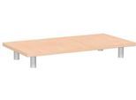 Aufsatzplatte PALENQUE, für Schrank B 800 mm, B 800 x T 400 x H 105 mm, Buche
