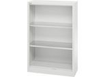Schäfer Shop Select Regalschrank MS, 3 OH, B 800 x T 400 x H 1215 mm, Stahlblech, Lichtgrau