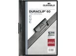 Durable Klemmmappen Duraclip, DIN A4, Kunststoff, mit Clip, schwarz