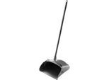 Rubbermaid Kehrschaufel Lobby Pro Executive, mit langem Stiel, ohne Deckel, L 320 x B 290 x H 130 mm, Kunststoffspritzguss, schwarz