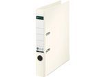 LEITZ® Ordner 1007/1008, DIN A4, Rückenbreite 52 mm, einzeln, weiß