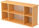 Sideboard TARA, B 1661 x T 448 x H 840 mm, Buche-Dekor