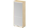Schäfer Shop Genius Vertikal-Rollladenschrank TETRIS WOOD, 4,5 OH, H 1910 mm, Höhe inkl. Gleiter, Ahorn-Dekor