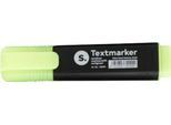 Textmarker S. mit Keilspitze, lichtbeständig, schnell trocknend, gelb, 1 Stück