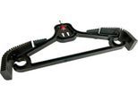 Kleiderbügel für C+P Evolo Plus Spinde, mit Hosenklammer, mit Stift, B 462 x T 54 x H 219 mm, schwarz