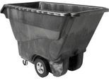 Kippmulde Rubbermaid Tilt Trucks, leichtere Lasten, B 1797 x T 850 x H 1073 mm, Strukturschaum, schwarz