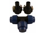 IBC Tankverbinder, Set für 2 Tanks, Erweiterung DN 40