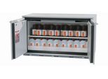 Sicherheitsunterbauschrank Typ 90 asecos UB-T-90, Flügeltüren, Front Lichtgrau, B 1102 x T 502 x H 600 mm