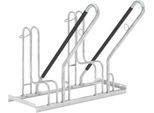 Anlehnparker WSM 4702 XBF, 1-seitig, für Reifen bis 64 mm, 2 Stellplätze, B 1000 x T 850 x H 845 mm