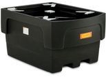 IBC-Auffangwanne, Polyethylen, 1100 l, 1500 kg, Abfüllvorsatz, unterfahrbar