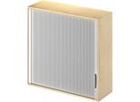 Schäfer Shop Genius Aufsatz-Querrolladenschrank TETRIS WOOD, 3 OH, B 1200 x T 421 x H 1110 mm, Ahorn-Dekor