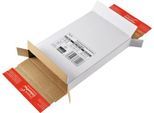 Kurierpaket, B 145 x T 225 x H 34 mm, portooptimiert, Selbstklebeverschluss, weiß, 20 Stück