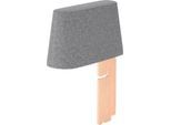 Nowy Styl Rückenlehne für Sitzpoufs Tri.Ply L und M, grau