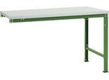 Manuflex Ansatztisch UNIVERSAL Spezial, Tischplatte Melamin, 1500x1000, resedagrün