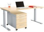Schäfer Shop Genius Büromöbelset 2-tlg. MODENA FLEX, höhenverstellbar, Breite 1600 mm
