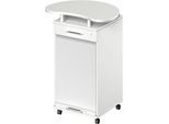 Schäfer Shop Genius Multimobil TETRIS WOOD, B 822 x T 580 x H 1118 mm, weiß