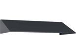 Schrägdachaufsatz für C+P Schließfachschrank Resisto, Neigung von 26°, B 1148 x T 540 x H 230 mm, Stahl, anthrazitgrau RAL 7016