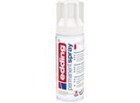 edding Spray 5200, 200 ml, Premium-Acryllack matt, Sprühbreite ca. 50-60 mm, weiß matt