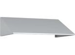 Schrägdachaufsatz für C+P Schließfachschrank Resisto, Neigung von 26°, B 772 x T 540 x H 230 mm, Stahl, lichtgrau RAL 7035