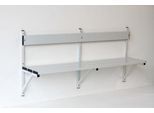 Wandbank, Alu/Edelstahl, 1500 mm breit