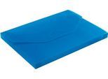 EICHNER Sammelbox, überbreit, Steckverschluss, Polypropylen, 5 Stück, transparent-blau