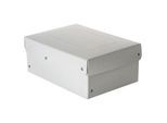 Archivbox Falken PureBox PRO A5, für bis zu 1250 Blatt, DIN ISO 16245-A, mit Beschriftungsfeld, L 250 x B 180 x Füllhöhe 100 mm, FSC®-Pappe, weiß