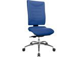 Schäfer Shop Select Bürostuhl SSI PROLINE P3, Synchronmechanik, ohne Armlehnen, Lendenwirbelstütze, Bandscheibensitz, blau