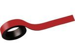 Magnetstreifen, beschriftbar, 2 Stück, L 1000 x B 15 mm, rot
