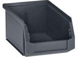 Sichtlagerkasten LF 211, ESD-leitfähig, schwarz, Außenmaße L 168 x B 103 x H 76 mm, Inhalt 0,9 L