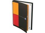 Meetingbook Oxford International DIN B5, doppelspiralgebunden, kariert, 80 Blatt, SKRIBZEE®-komp., 5 Stück