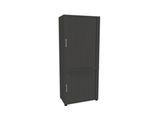 Querrollladenschrank, zweiteilig, B 800 mm, 5 OH, graphit