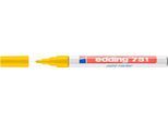EDDING Lackmarker 751, 1-2 mm, gelb, 10 Stück