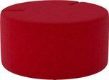 Nowy Styl Sitzpouf Tri.Ply M, modular, Blazer-Stoff, ø 85 cm, rot