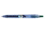 Gelschreiber PILOT Bottle 2 Pen BeGreen, grün, Strichbreite 0,4 mm, nachfüllbar, Druckmechanik, 89 % Recyclingmaterial