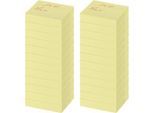 Schäfer Shop Select Haftnotizen Schäfer Shop Select, 50 x 40 mm, 3 x 100 Blatt, 24 Stück, gelb