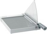 Hebelschneider Leitz Precision Home A4, bis A4, bis 8 Blatt, Papierklemme, Ableselineal, Klingenschutz, Edelstahl und Kunststoff