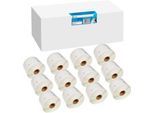 Etiketten G&G, kompatibel zu Dymo 11354/s0722540, 12x1000 Stück, ablösbar, B 57 x H 32 mm, weiß